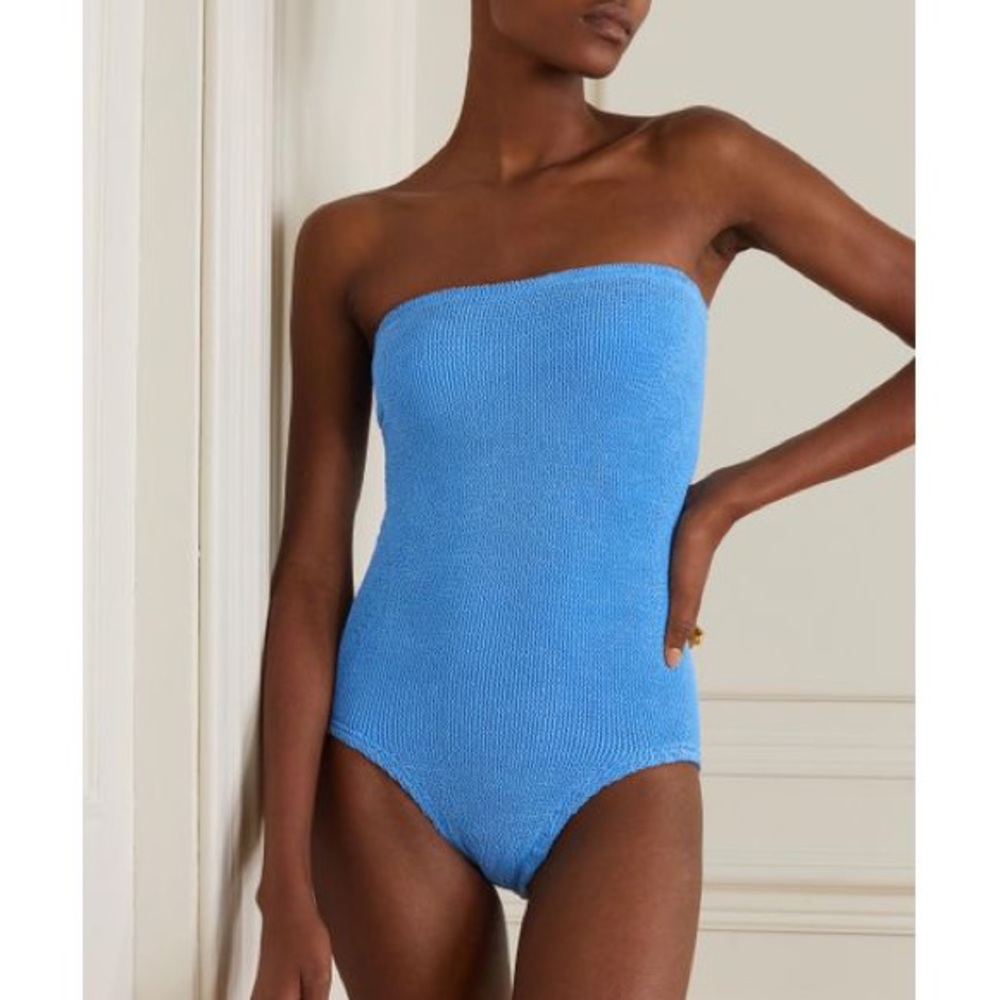 Hunza G Audrey Strapless Swinsuit | one size